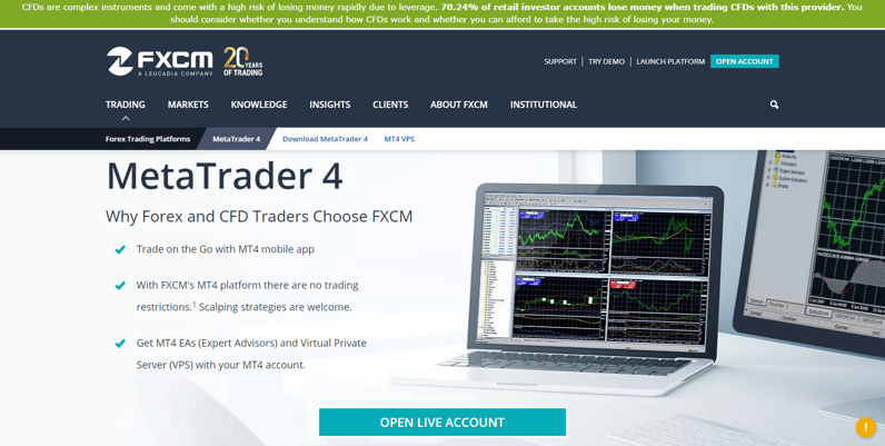Plataformas comerciales FXCM 2 Plataformas comerciales FXCM 2